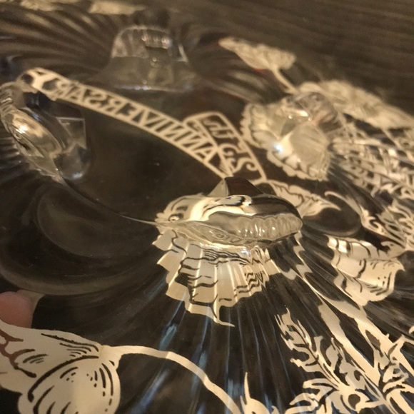 25th wedding anniversary platter - Picture 6 of 6